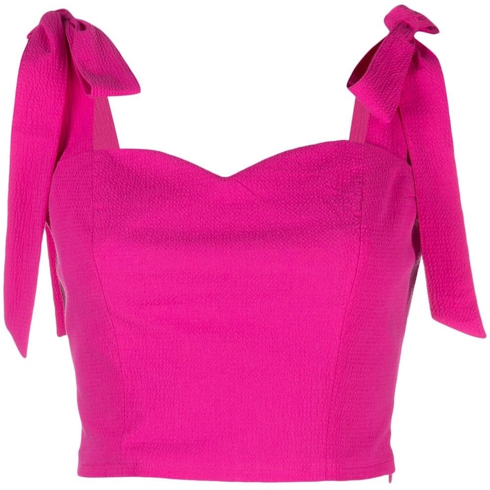 Essentiel Antwerp Dopaz sweetheart-neck top